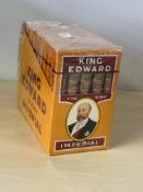 10x packs x5 King Edward imperial cigars - unopene