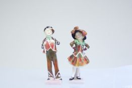 Royal Doulton figures pearly boy & pearly girl