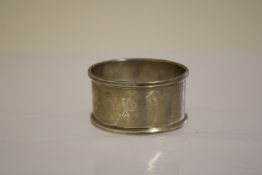 Silver napkin ring Birmingham 12.5g