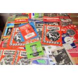 Liverpool FC and British football programmes and handbooks, a collection