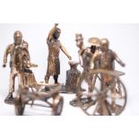 Collection of possible bronze mining figures