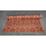 Alois Tessitura Italy - Damask fabric, colour Warwick Red approx 24m