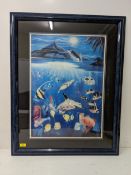 David Zion (born 1958), a limited edition lithograph, no. 143/195 (CXLIII/CXCV), titled “Night