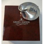 Georg Jensen- A late 1960's inspired silver Mobius brooch model no:374 designed by Vivianna Torun