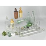 A Collection of Various Early 20th Century and Later Glass and Stoneware Bottles to Include John Fox