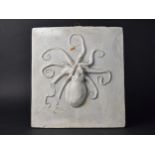 A 19th Century Natural History Plaster Cast of an Octopus, 31x28cm