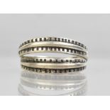 A David Andersen Saga Series Silver Ring, Signed to the Interior and Inscribed 'Copy Orig Year 300',
