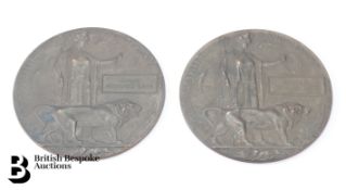 WWI Bronze Death Plaque