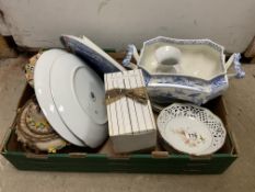 MIXED VINTAGE CERAMICS, INCLUDES SPODE AND MORE