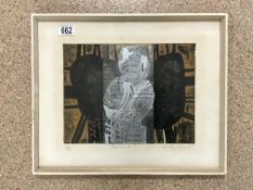 ALISTAIR GRANT (1925-1997) SIGNED LIMITED EDITION PRINT 'AGINCOURT' I' 36/50 CIRCA 1960S