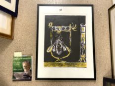 GRAHAM SUTHERLAND (1903-1980) SIGNED LIMITED EDITION LITHOGRAPH 5/50 CIRCA 1960S, FRAMED AND