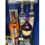 ALCOHOL, WHISKY, GIN, BARCARDI, AND COGNAC