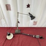 ANGLEPOISE LAMP HERBERT TERRY TWO STEP SQUARE BASE WITH ONE OTHER