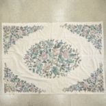 LARGE 100% WOOL TAPESTRY 178 X 272CM