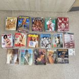 QUANTITY OF ADULT THEMED GLAMOUR MAGAZINES INCLUDES CONTINENTAL ISSUSES, OUI, PLAYBOY, MAYFAIR,