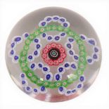 A Baccarat DuPont period (1920-30s') rondel paperweight, diameter 7.5cm Good condition, no chips,