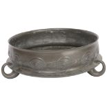 LIBERTY TUDRIC - pewter fruit bowl designed by Archibald Knox circa 1903, pattern no. 0230, rim