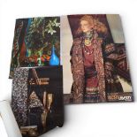 5 Liberty of London advertising posters, circa 1980s, largest 97 x 66cm Stored rolled, bruising to