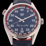 TAG HEUER - a stainless steel Carrera 'Muhammad Ali' automatic calendar wristwatch, ref. WAR2A13,