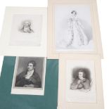 Theatrical portraits. Engraved portrait of John Philip Kemble [1757-1823] by W. Sharp after M.A.