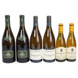 6 bottles of Chablis, including 2011 La Chablisienne Château Grenouilles Chablis Grand Cru 2 x 75cl,