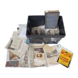 A large crate of theatre ephemera; playbills, prints, sheet music, programmes, & etc, to include: