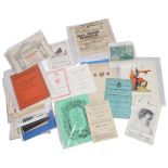 A good collection of concert programmes and posters, including a souvenir programme for Coleridge-