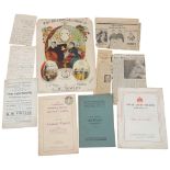 Suffragette ephemera to include: The Fifth Annual Report of the New Constitutional Society for