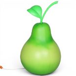A rare 1970s' "Barcelona" Pear table or floor lamp by Gladys Goose & Company, New York, in bright