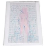 After Dame TRACEY EMIN (b.1963-), 'I Am The Last Of My Kind', poster 80 x 60cm, unframed. Good