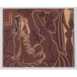 After Pablo Picasso, Interior Nudes, 1960, second edition from newly cut lino blocks, image 28cm x