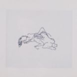 Tracey Emin (b.1963), "Cunnilingus", limited edition print nr 68/100 on Somerset soft white paper,