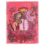 Marc Chagall, frontispiece, windows, original lithograph 1962, Mourlot no. 365, 32cm x 24cm,