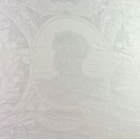 Of Crimean War Interest - A Crimean Hero Tablecloth, circa 1857, a fine linen damask tablecloth