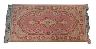 PRADO HANDMADE CARPETS LTD, LONDON, TWO POWER LOOM ALL-WOOL 'KESHAN SUPER' PERSIAN DESIGN BORDERED
