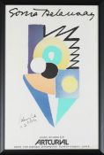 Sonia Delaunay Artcurial exhibition poster 1978