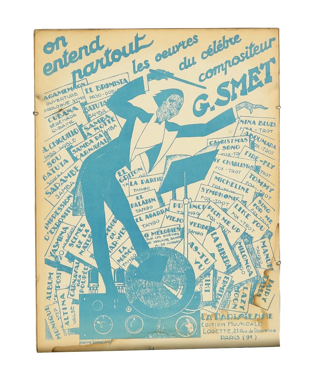 A collection of mostly French sheet music covers, 1920's-1940's - Image 2 of 8