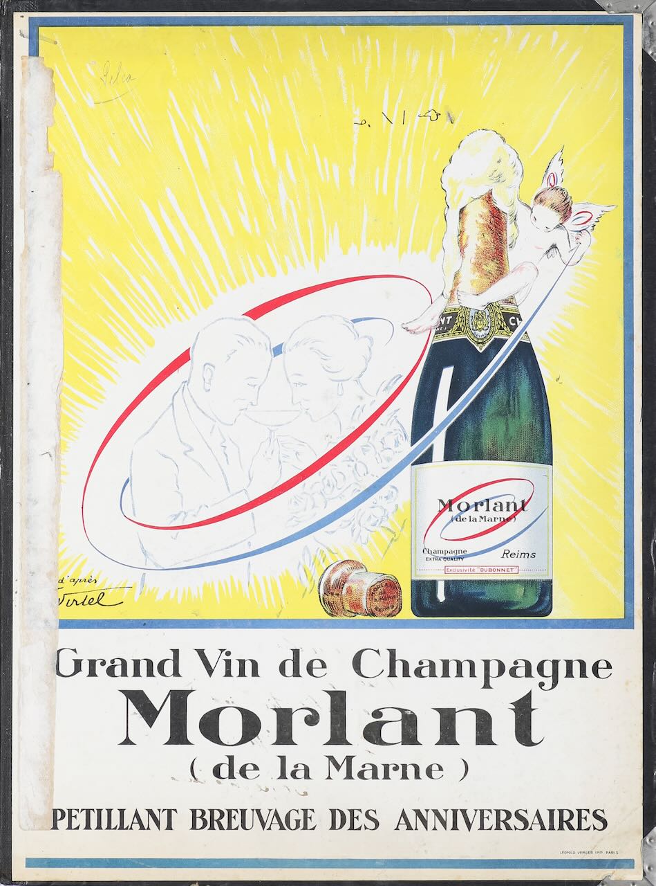 Two cherry brandy liqueur advertisements with Maurice Chevalier, designed by Roger de Valeric, with - Image 4 of 6