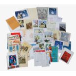 An extensive collection of French restaurant menus and other related ephemera, mid/late 20th century