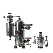 A German WMF espresso machine, mid 20th century, with another (2)