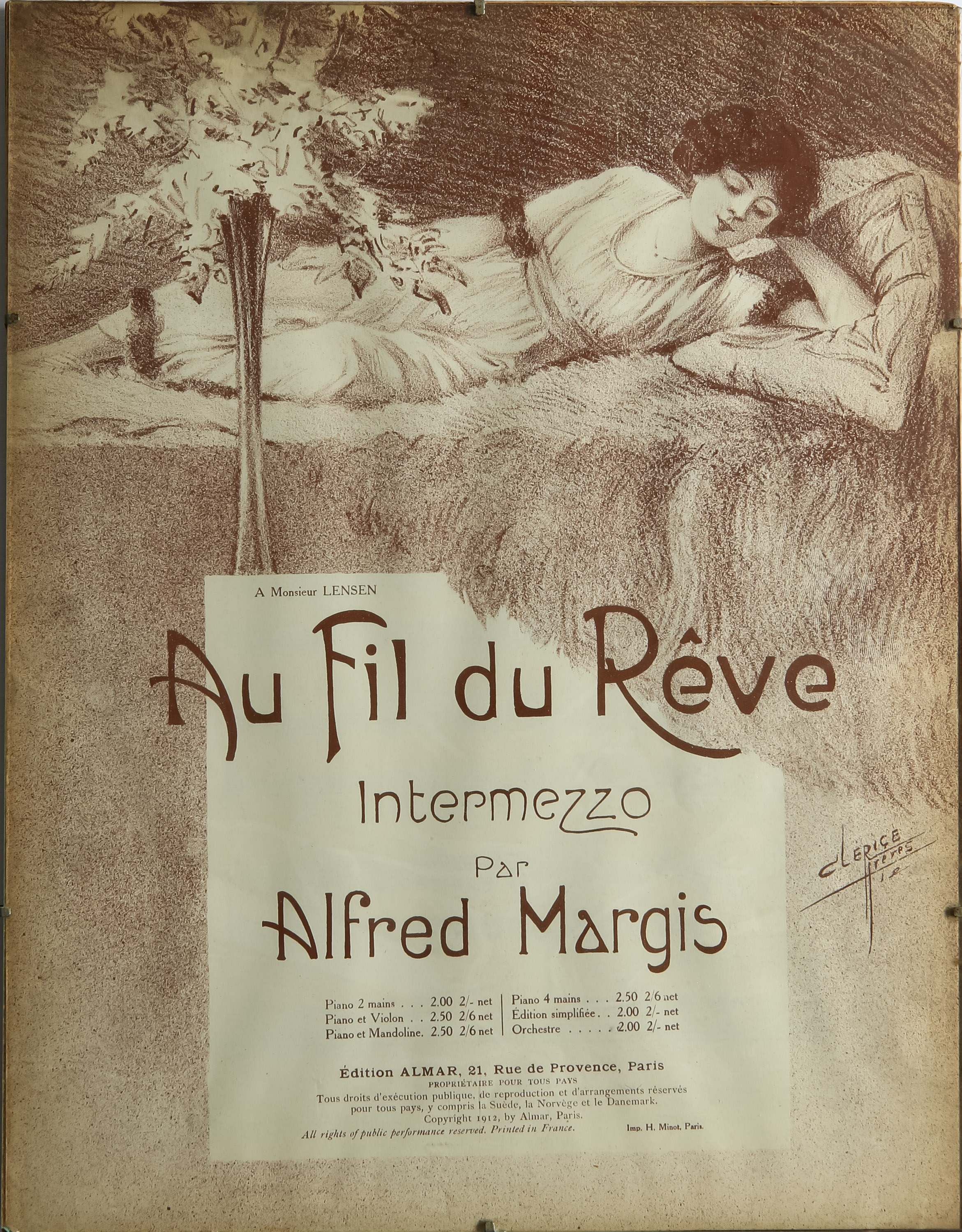 A collection of mostly French sheet music covers, 1920's-1940's - Image 8 of 8