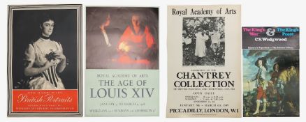 Three Royal Academy posters, with another (4)