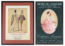 Musèe Du Costume et C. Bérard exhibition posters (2)