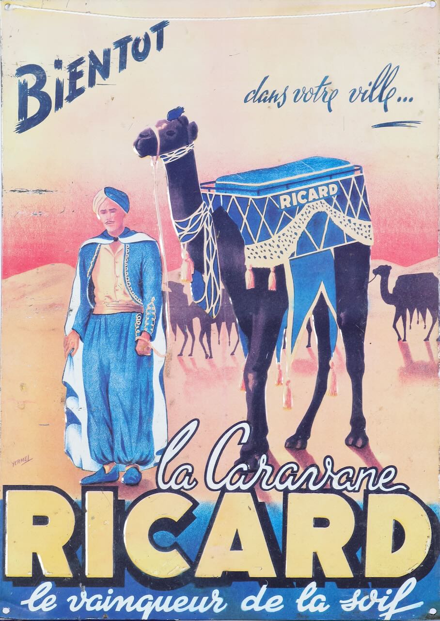 Vintage 1950s/60s Ricard signs and a tray (3) - Image 4 of 4