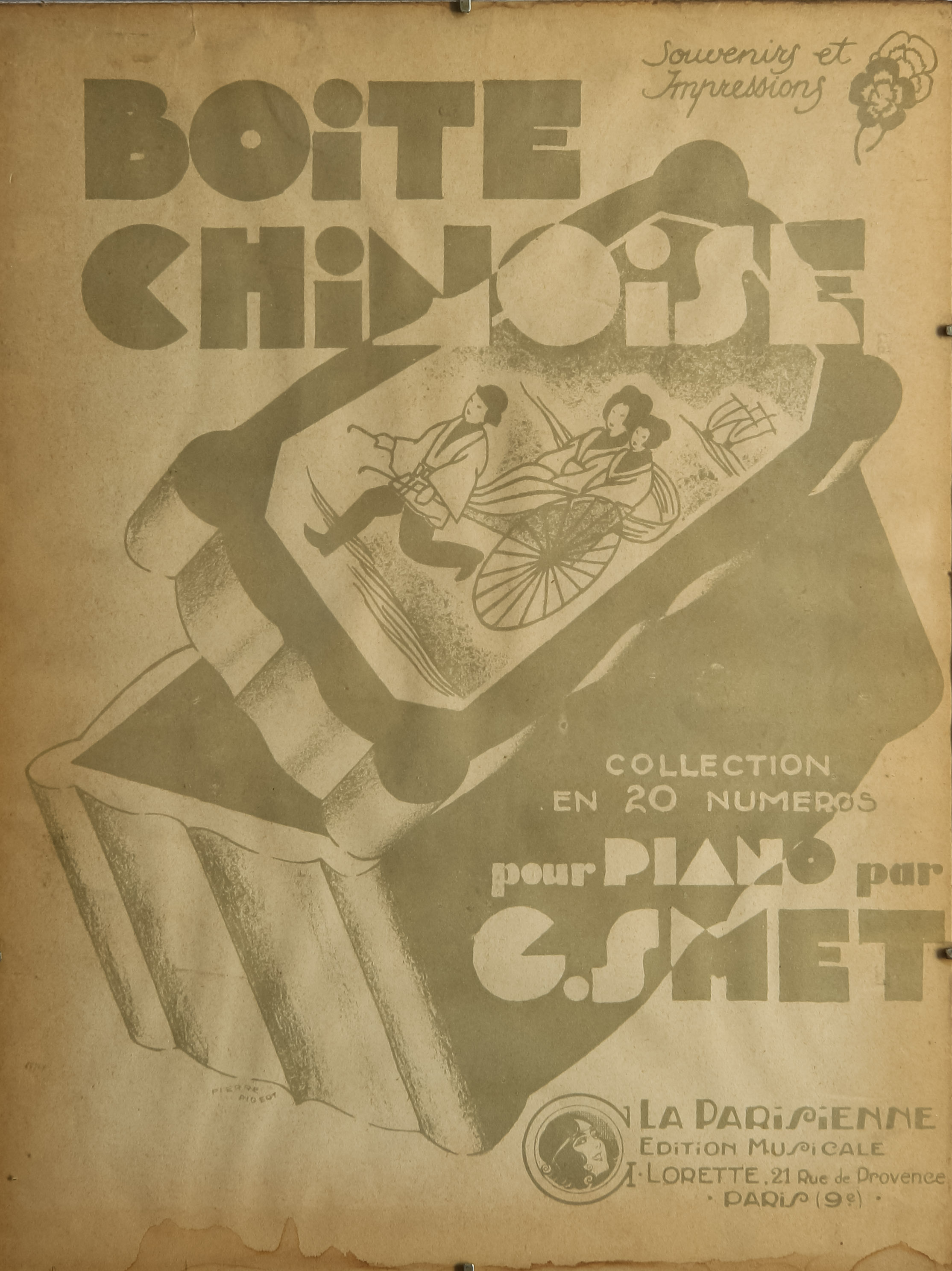 A collection of mostly French sheet music covers, 1920's-1940's - Image 6 of 8