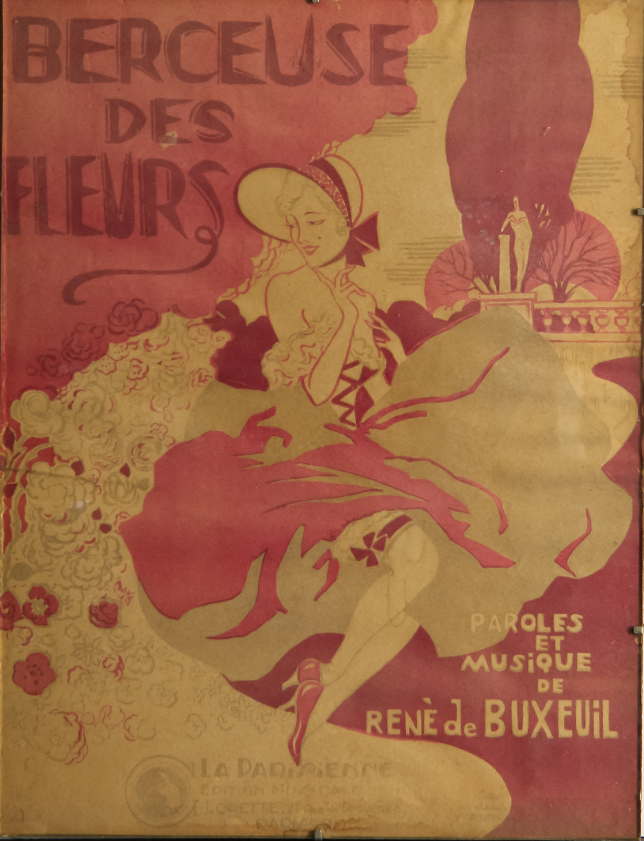 A collection of mostly French sheet music covers, 1920's-1940's - Image 7 of 8