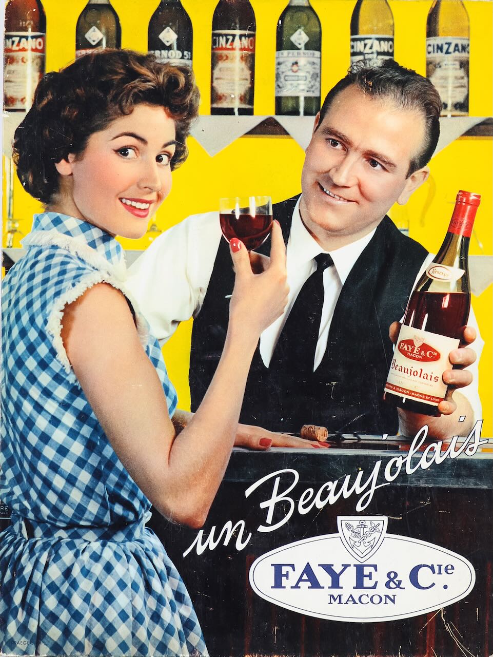 Three various Beaujolais advertisements, with three other red wine related (6) - Image 7 of 7