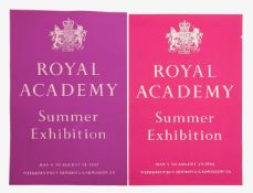 Two Royal Academy posters (2)