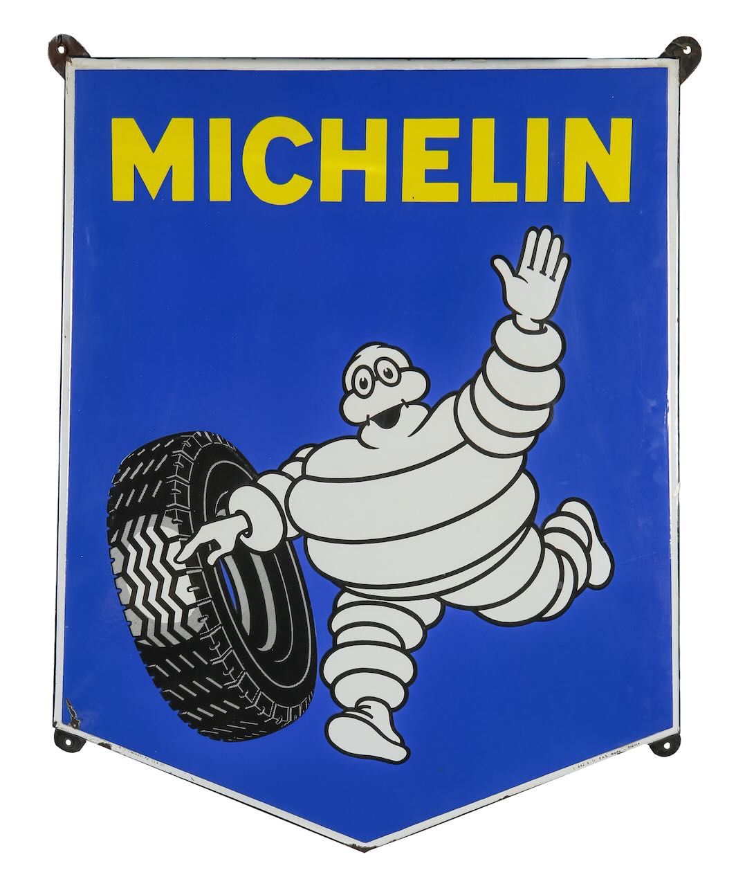 A large Michelin enamel advertising sign, circa 1960's