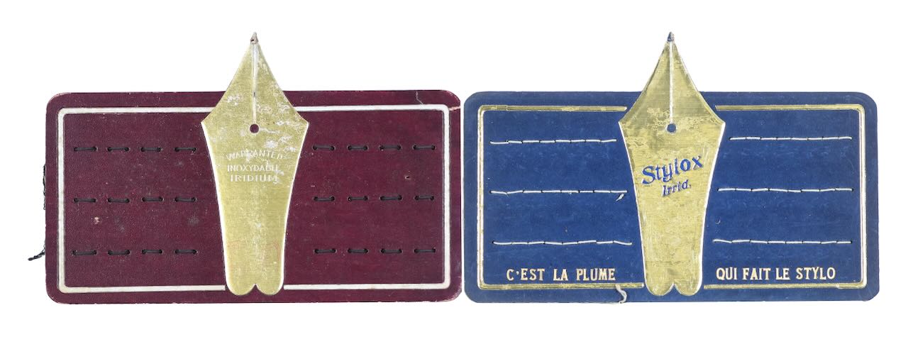 Six French fountain pen displays and advertisements, with another, early/mid 20th century (7) - Image 3 of 7